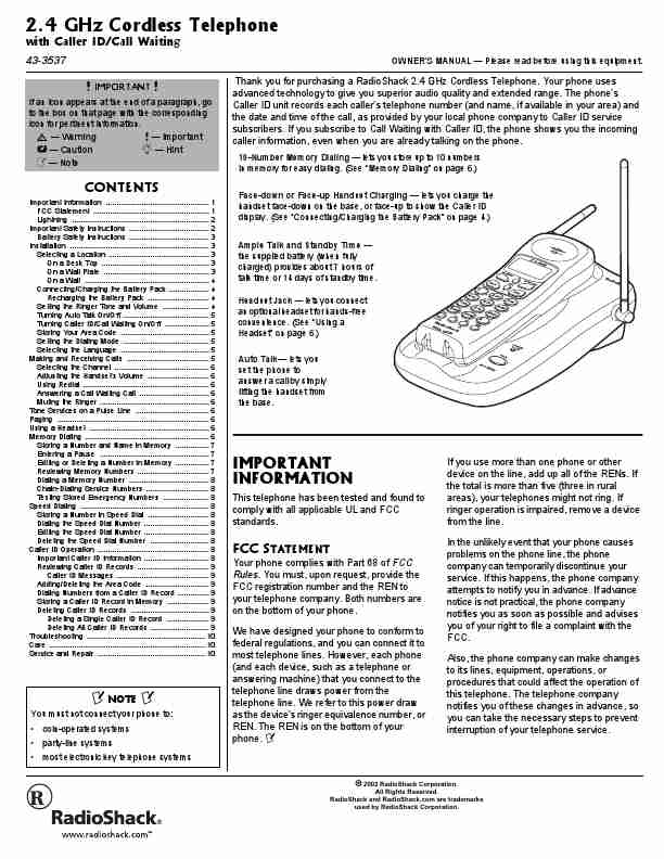 Radio Shack Cordless Telephone 43-3537-page_pdf